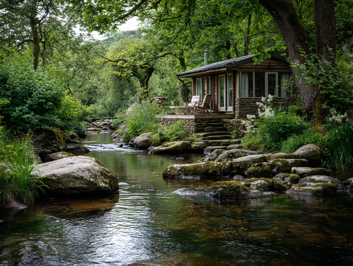 Riverside cabin